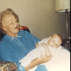 Adam on Grandmaw's Lap